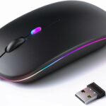 LED Wireless Mouse, Rechargeable
