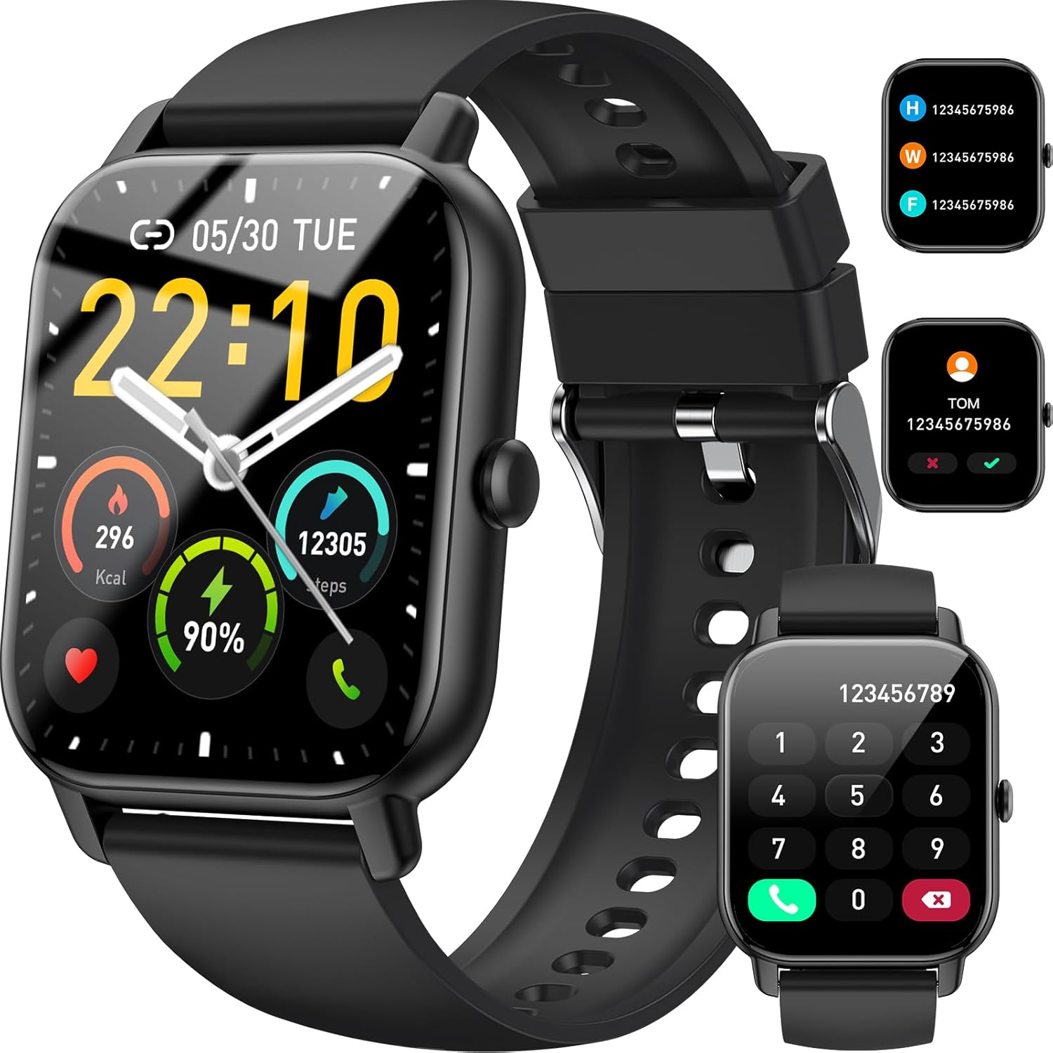 Smartwatch Answer/make call, 1.85" IP68 for Women